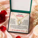 Daughter Special Combo Set - Necklace, Finger Ring, Nose Pin With Ready Gift Box - Image 10