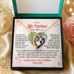Dear-Life-Partner Gift- Necklace, Earring, Nose Pin With Gift Box - Image 4
