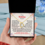 Birthday Special Gift - Necklace, Earring, Nose Pin With Gift Box - Image 3