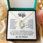 Personalized Gift for Wife Love Necklace, Finger Ring, Nose Pin With Customized Message Card - Image 4